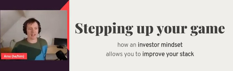 screenshot from the talk